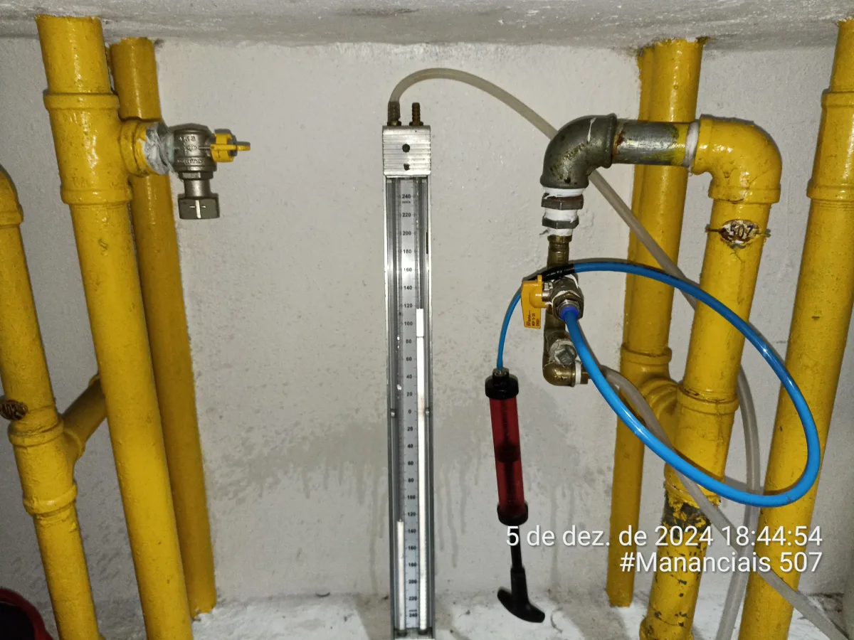 Teste de Estanqueidade